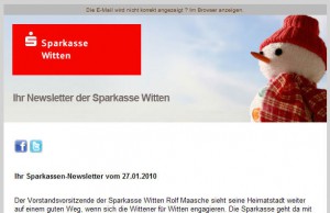 Der Newsletter der Sparkasse Witten