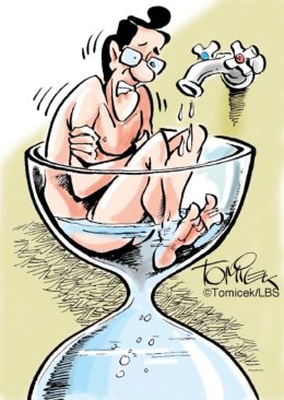 Recht auf warme Wanne