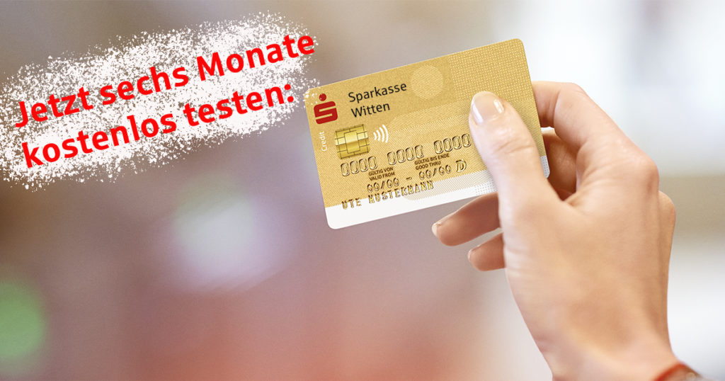 Mastercard Gold jetzt 6 Monate kostenlos testen! Sparkasse Witten
